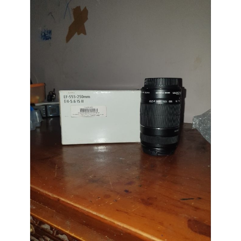 lensa Canon tele 55-250mm