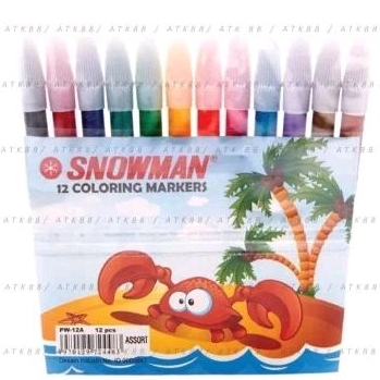 

Spidol Warna Snowman 12 Colours PW-12A