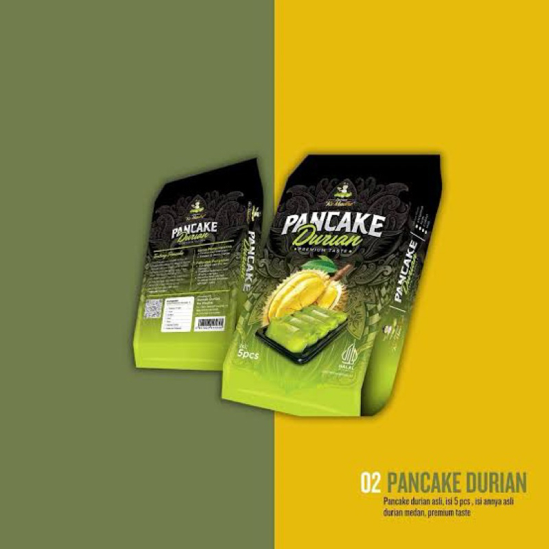

[BEST SELLER] KO MADHE Pancake Durian PREMIUM Isi 5 Pcs