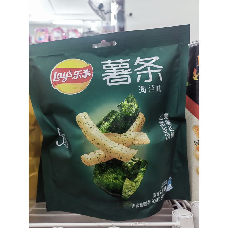 

Lay’s Potato Fries Sticks Seaweed Flavor