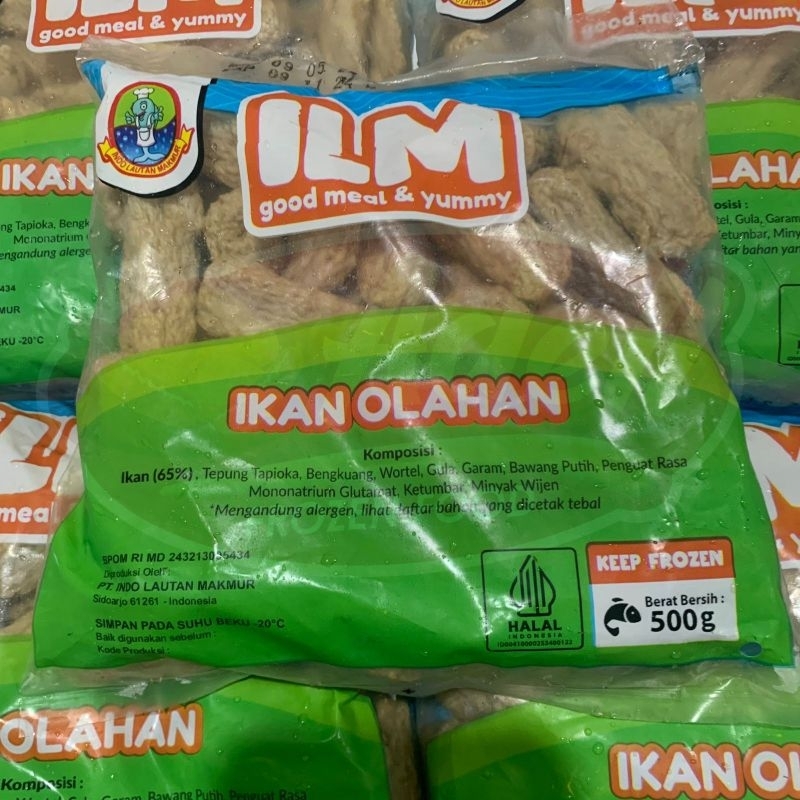 

ILM Goreng Ikan Olahan Tempura Lonjong, Bintang, Burger 500gr