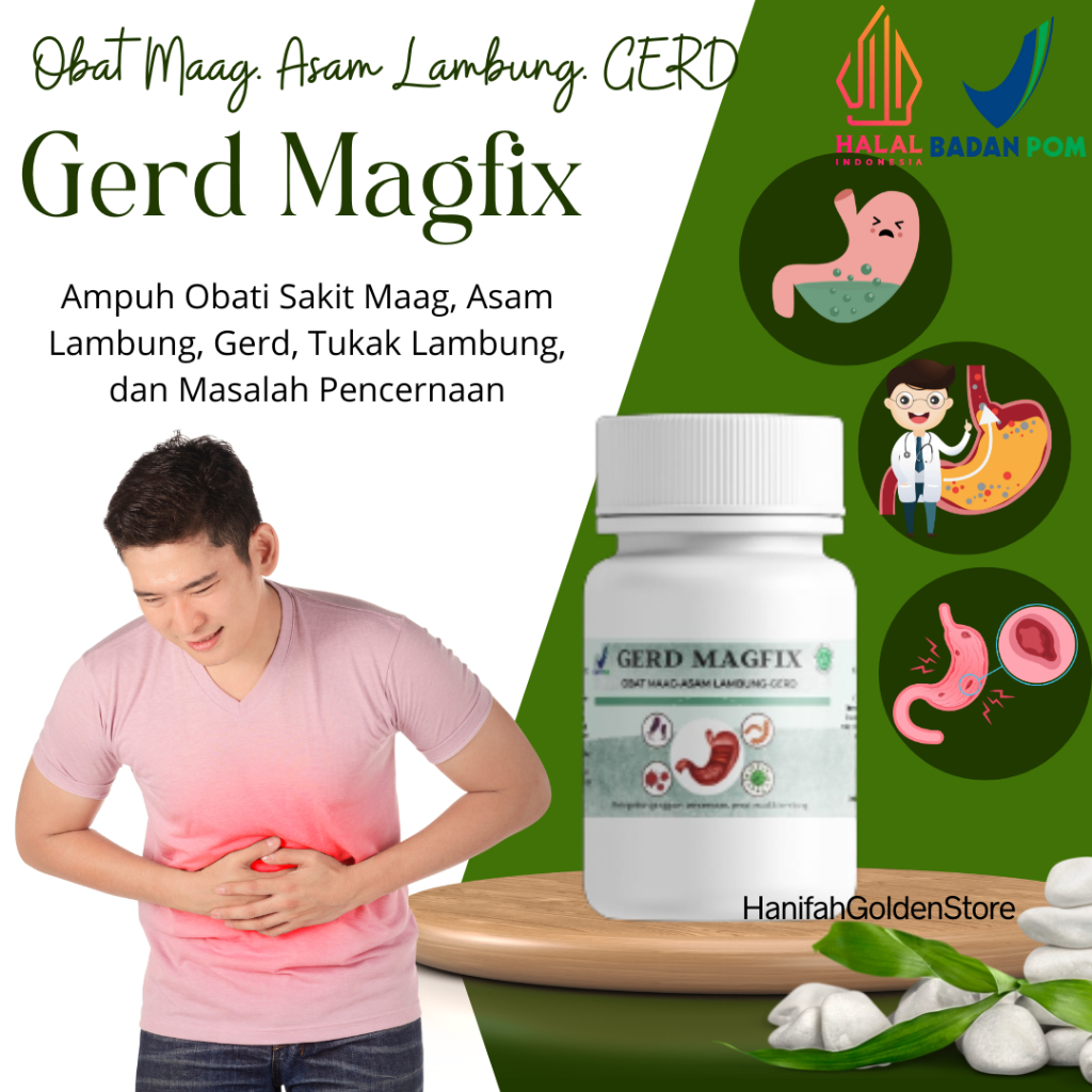 Gerd Magfix Ampuh Mengatasi Maag Asam Lambung dan GERD Obat Tukak Lambung Gangguan Pencernaan