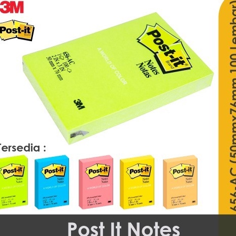 

Super Grosir 3M PostIt Sticky Notes 6561 1 Sheets 2x3 inch