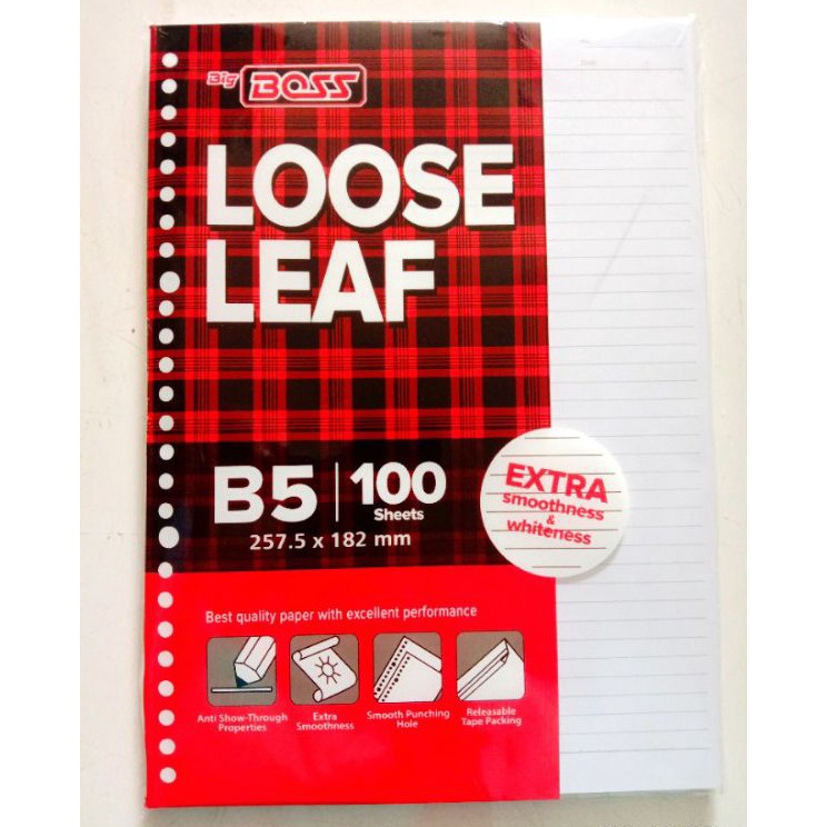 

Paling Update Isi loose leaf B5 garis 1 lembar