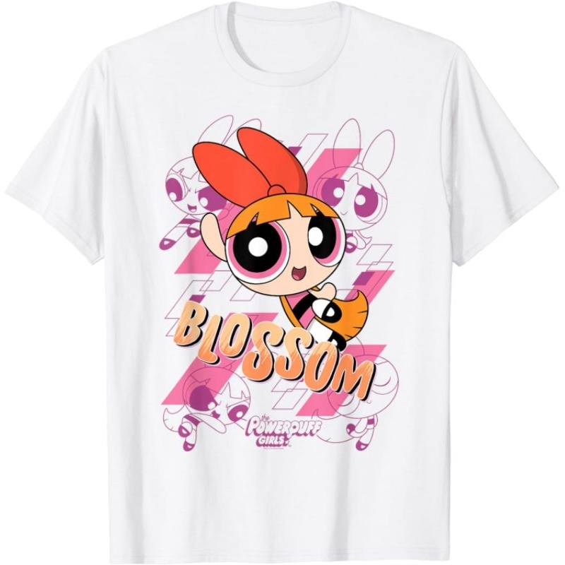 BAJU KAOS Wanita Cartoon CN The Powerpuff Girls Blossom Moves T-Shirt - Kaos Dewasa - Baju Dewasa - 