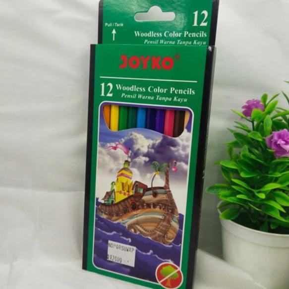 

Langsung Ambil Pensil Warna Pensil 12 warna joyko CP13 Color Pencil Joyko