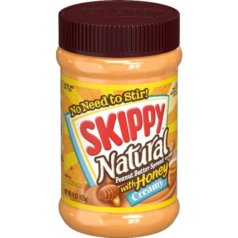 

SKIPPY Natural Creamy Peanut Butter Spread With Honey 425g