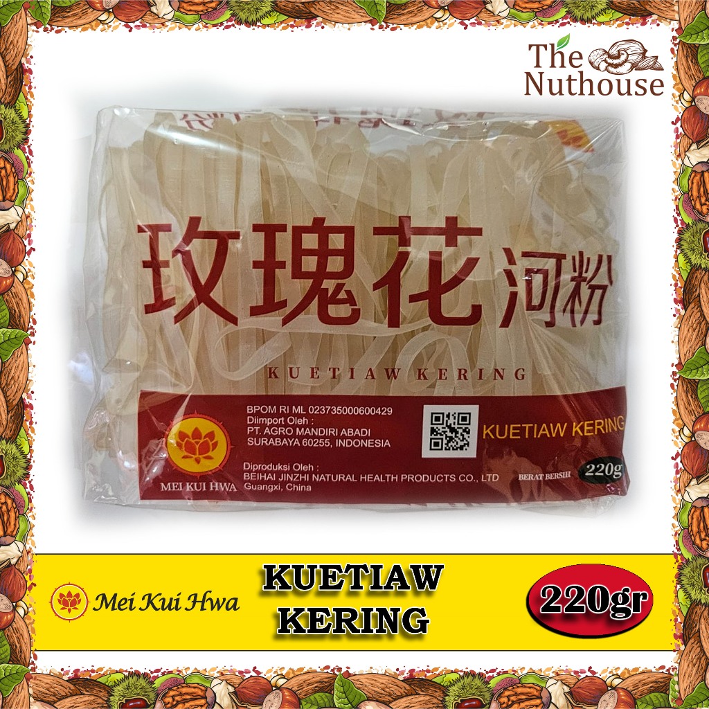 

Mei Kui Hwa Rice Stick / Kuetiaw Instan / Kwetiao / Kwetiaw / Kwetiau Kering [220gr]