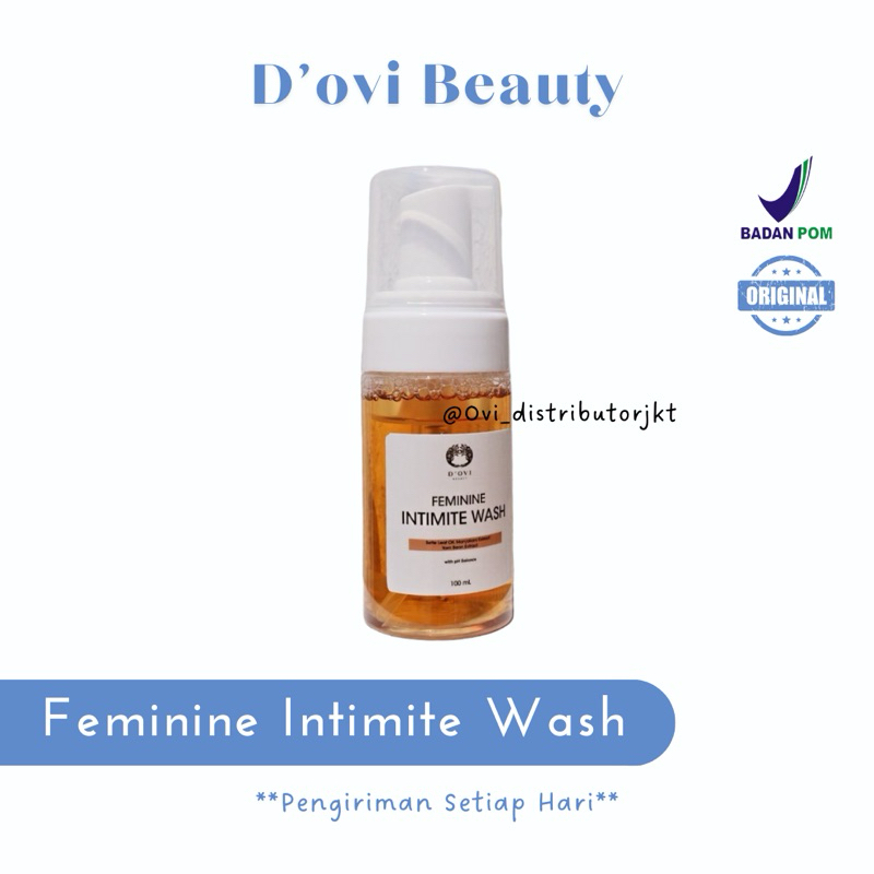 BUY 1 GET 1 D’Ovi Beauty Feminim intimate Wash Sabun Kewanitaan Bpom Oviskin Ovi Beauty