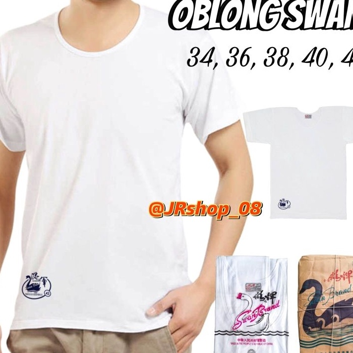 COD Oblong pria SWAN brand  baju dalaman pria  kaos oblong cowok  baju oblong dewasa