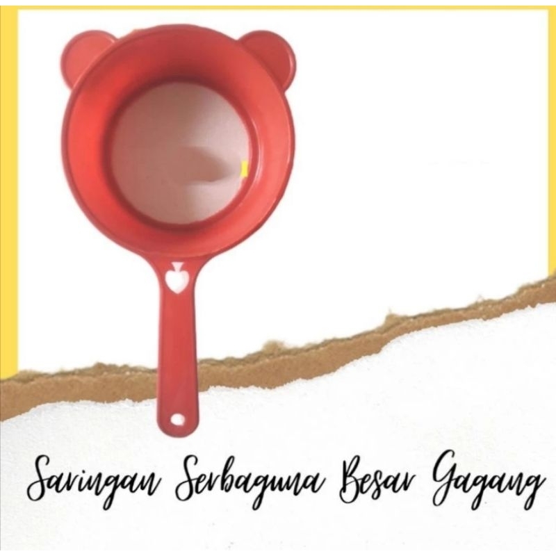 Saringan teh plastik BESAR 15,5cm/ saringan besar murah/ saringan plastik