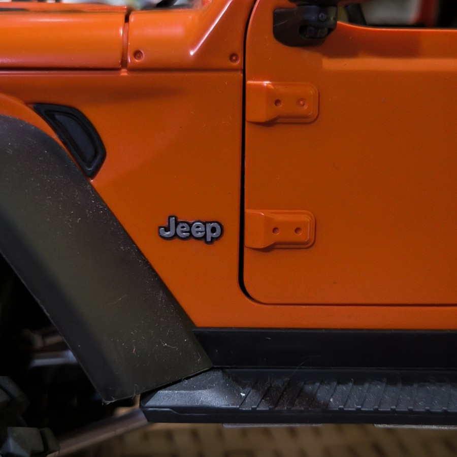 Emblem Jeep Rubicon Wrangler 1/12 dan 1/10 - RC MN128 SCX10 Aksesoris