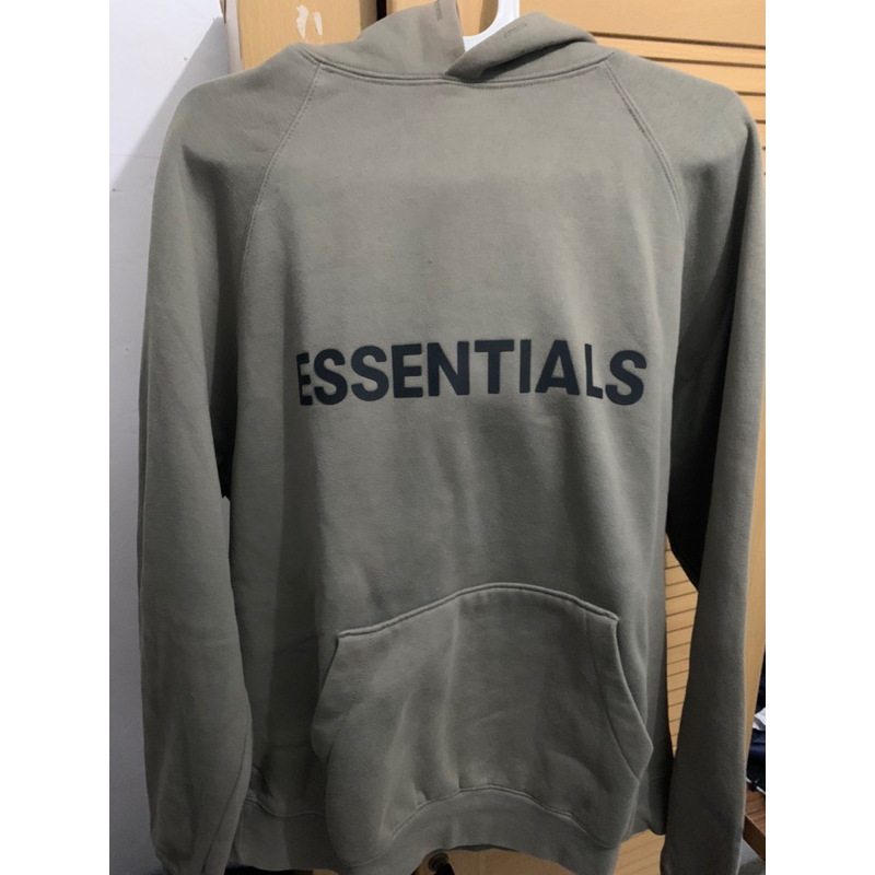 essentials hoodie ss20 grey 100% ori no kawe no fake second