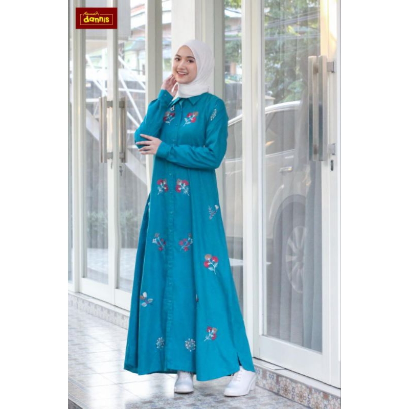 Gamis abaya polesan batik terbaru by Dannis A 240310