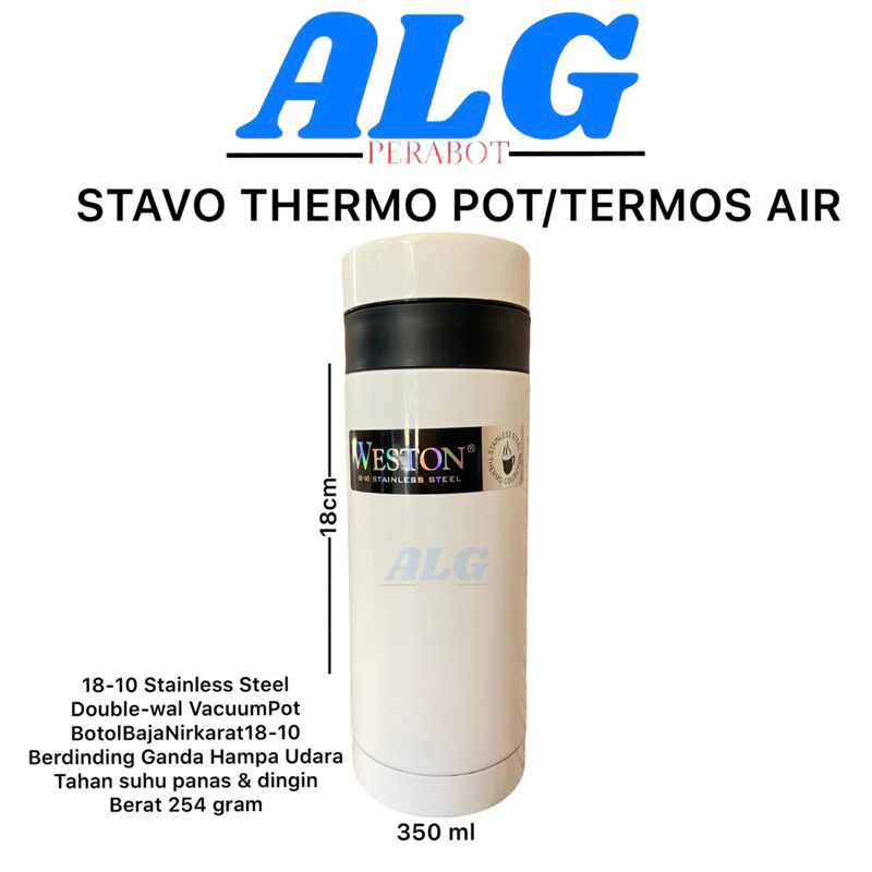 Weston Stavo thermo pot Termos air mug 350ml