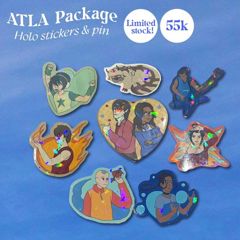 

ATLA Package (Pin + Stickers)