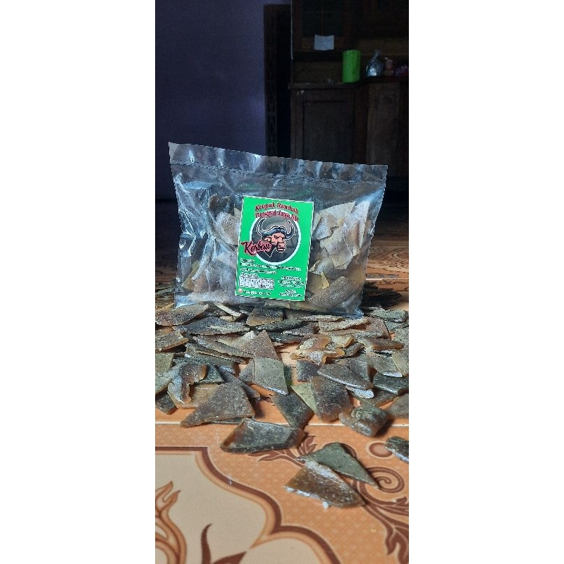 

Krupuk Rambak kulit KERBAU SUPER 100% mentah 250gr KRECEK/RAMBAK ASLI TULUNGAGUNG