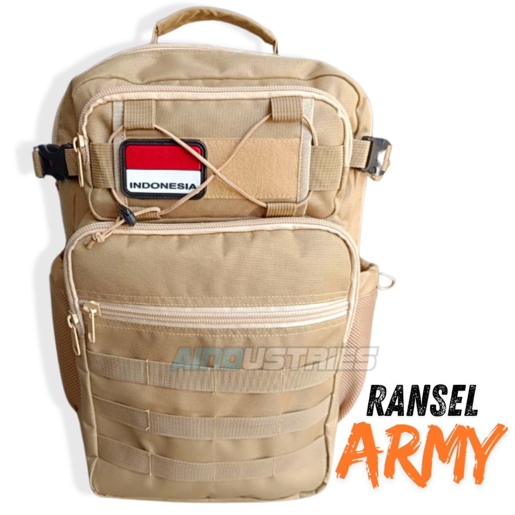 Ransel Tentara Gurun Army Dessert war Tas Punggung 50 L Tactical Bagpack Besar