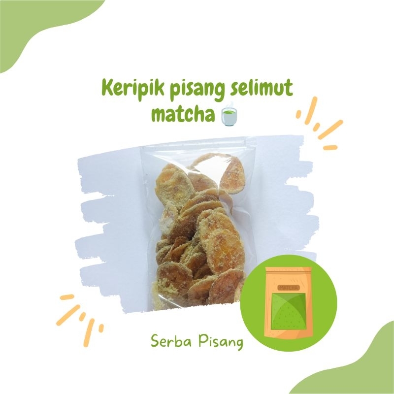

SERBA PISANG - KERIPIK PISANG SELIMUT MATCHA 50 g