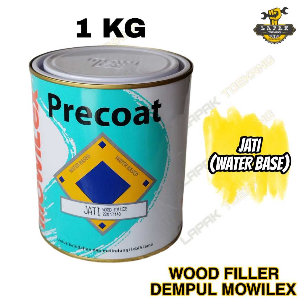 Dempul Mowilex Precoat Wood Filler 1 Kg Jati