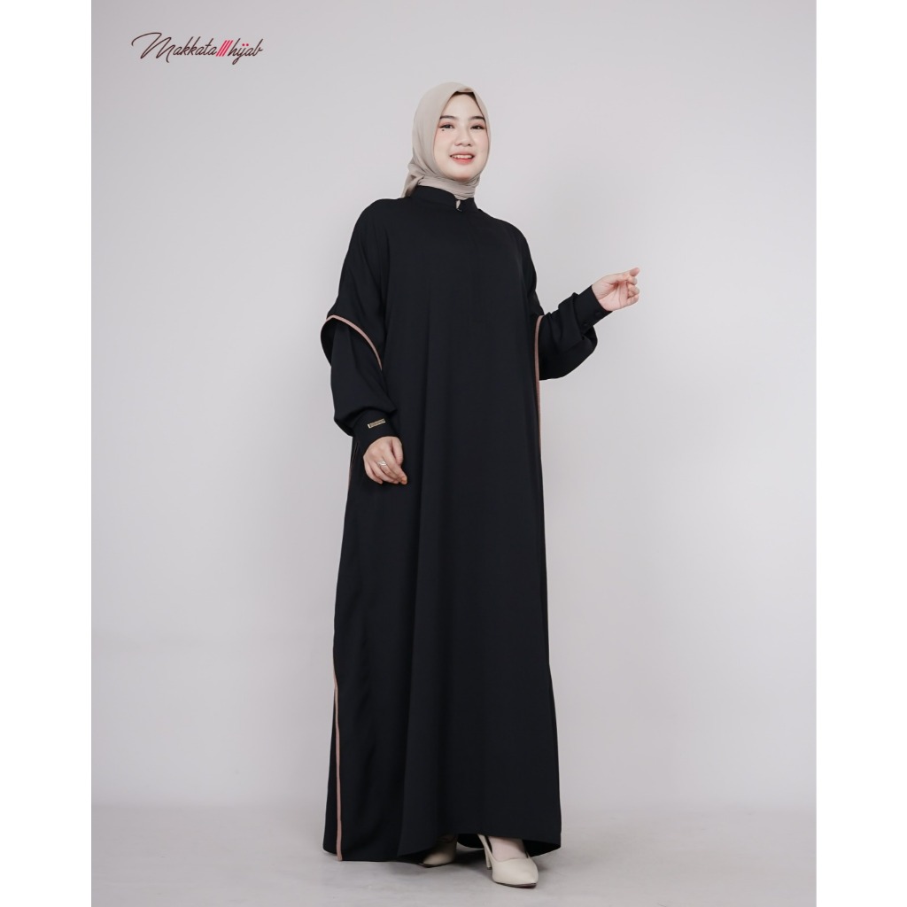 Maera Abaya Gamis Dress Wanita Kekinian Terbaru 2023 Makkata Hijab