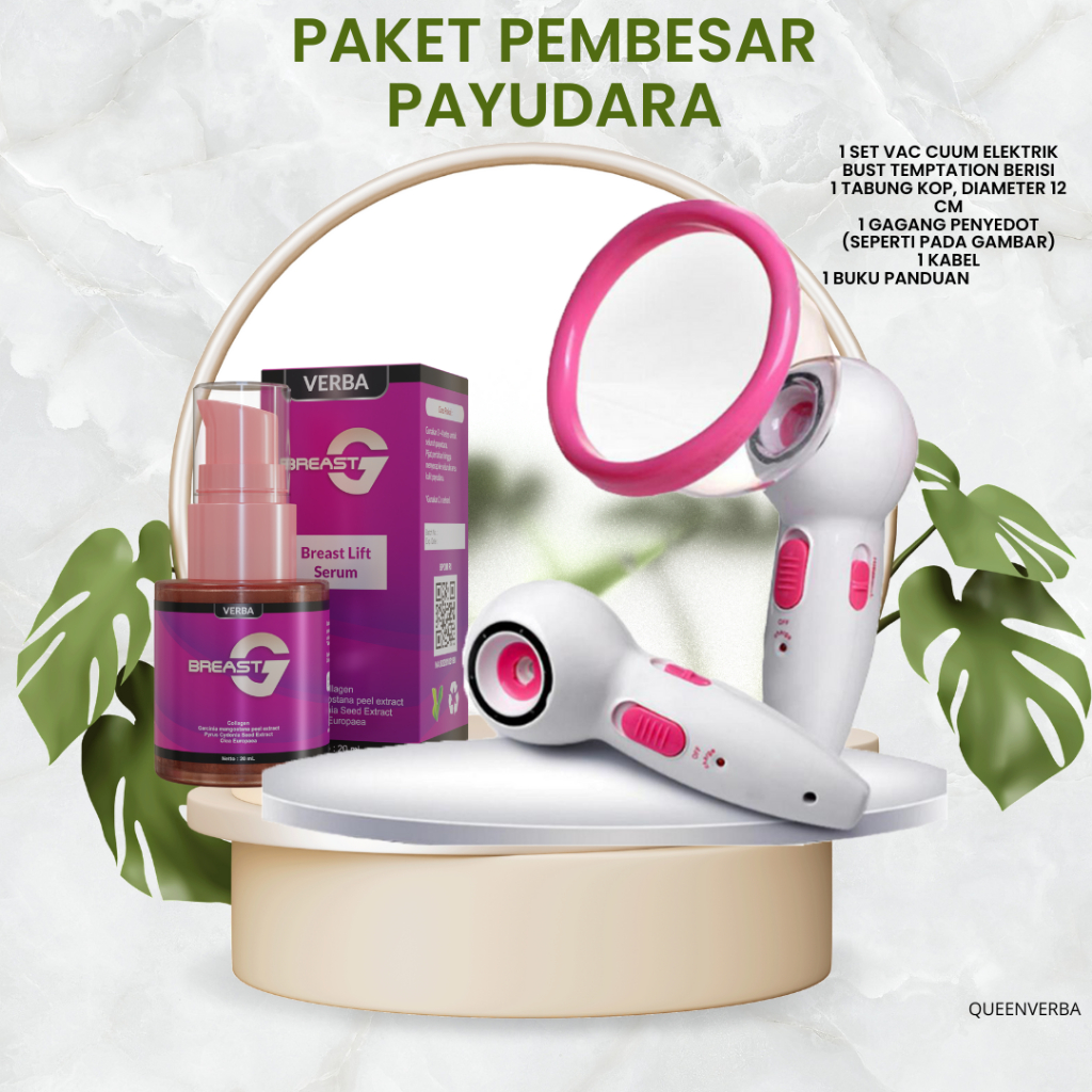 PEMBESAR PAYU DARA AMPUH PERMANEN PENGENCANG PAYUDARA ELEKTRIK OBAT PEMBESAR PAYUDARA