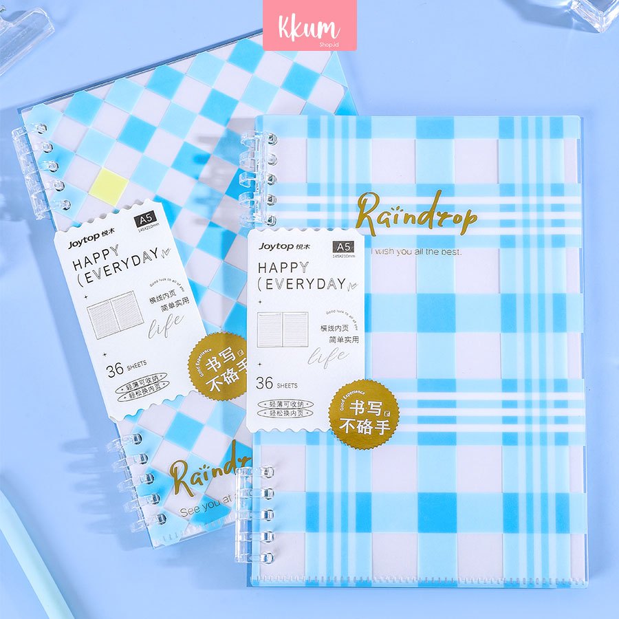 

Buku Tulis Catatan Notebook Ring B5 36 Lembar/ Binder Loose Leaf