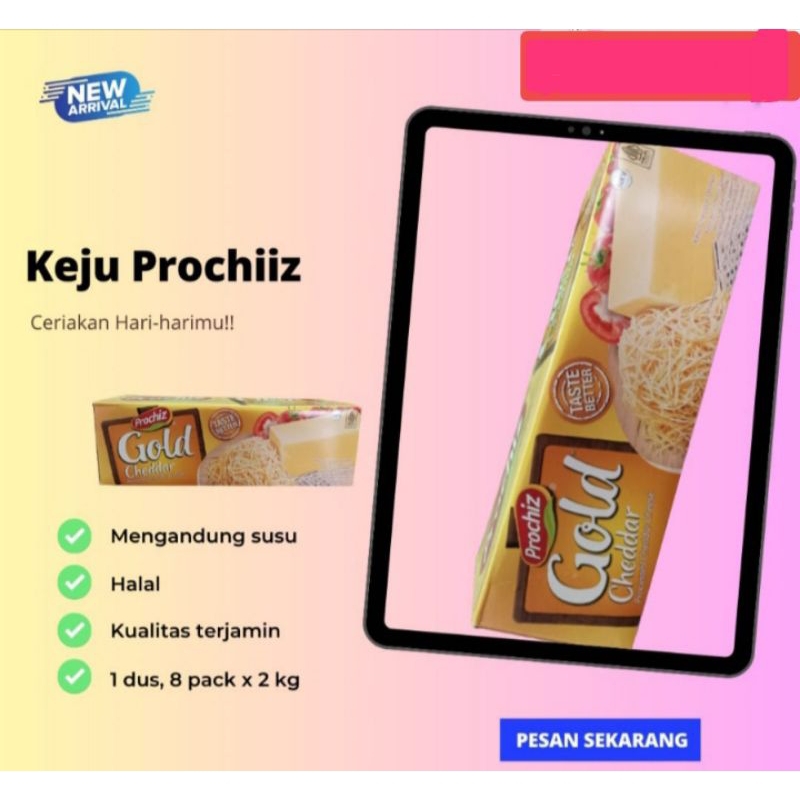 

Keju Prochiz Gold Cheddar 2kg