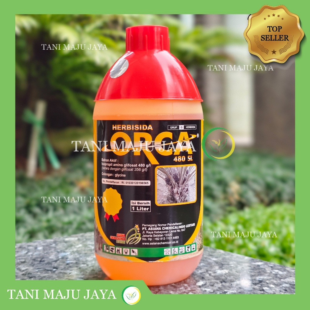 Herbisida Orca 480SL 1 Liter Obat Sistemik Pembasmi Gulma Rumput Liar