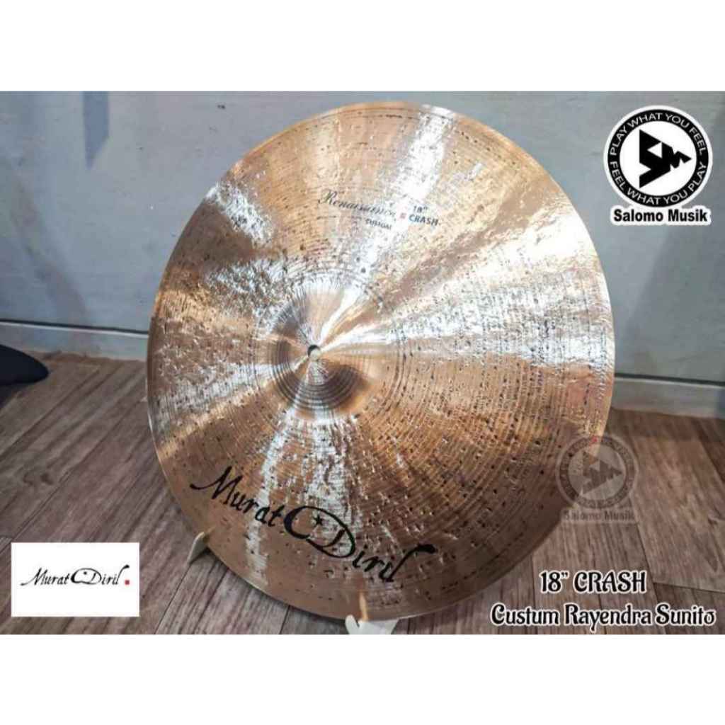 Cymbal Murat Diril Renaissance Custom Crash 18" Rayendra Sunito Original