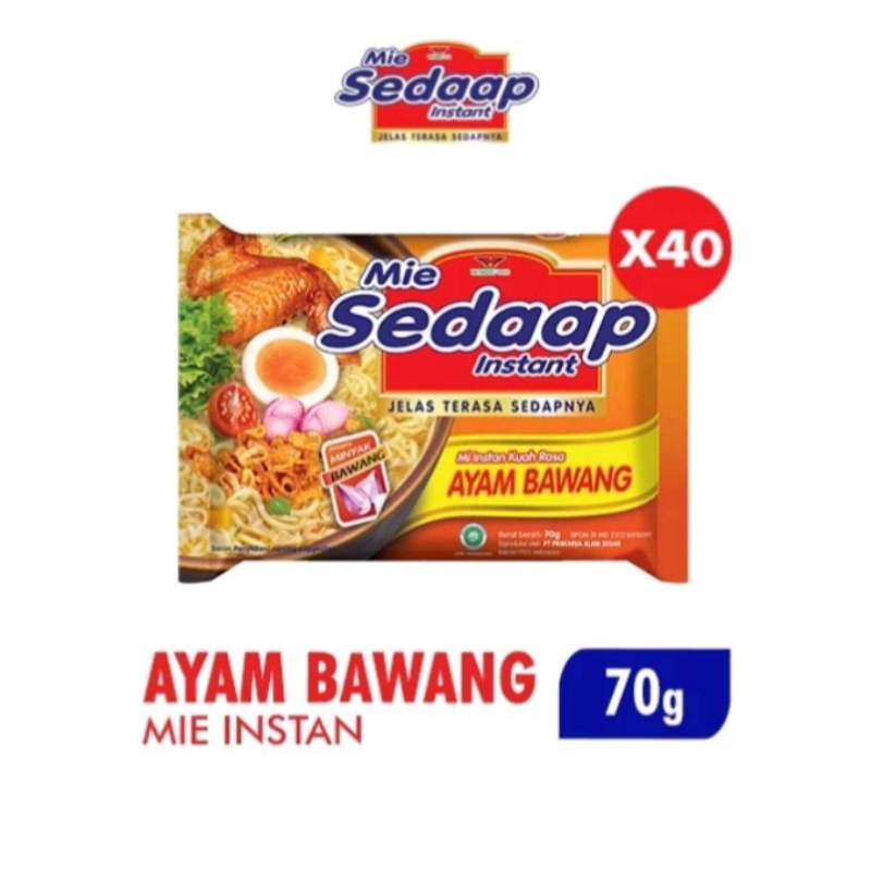 

MIE SEDAP ALL VARIAN ISI 40 PCS (1 DUS)