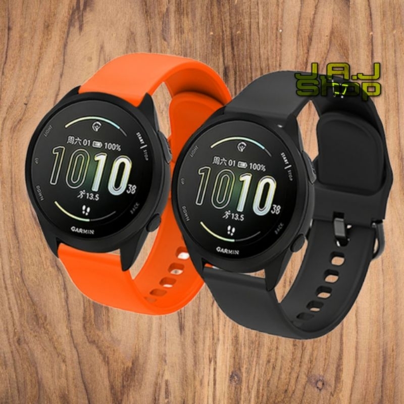 STRAP SOFT SILICONE SILIKON WATCH BAND GARMIN FORERUNNER 165 MUSIC NON MUSIK 55 245 645