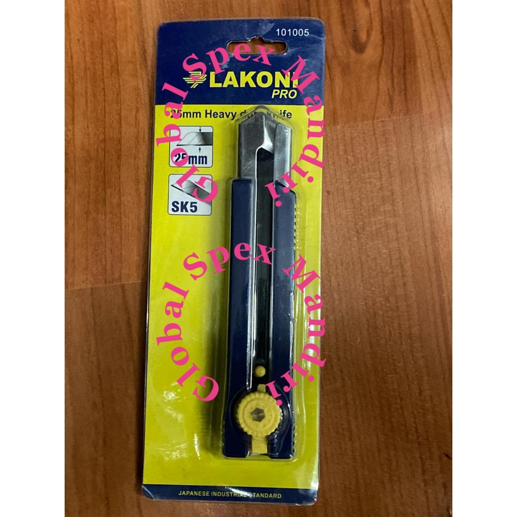 

LAKONI PRO / JETJO TOOLS PISAU CUTTER 101005 / ALUMINIUM CASE UTILITY KNIFE 25 MM