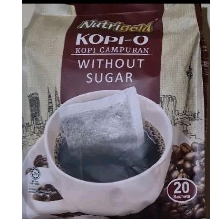 

Kopi O nutrigold no sugat added 20 saset