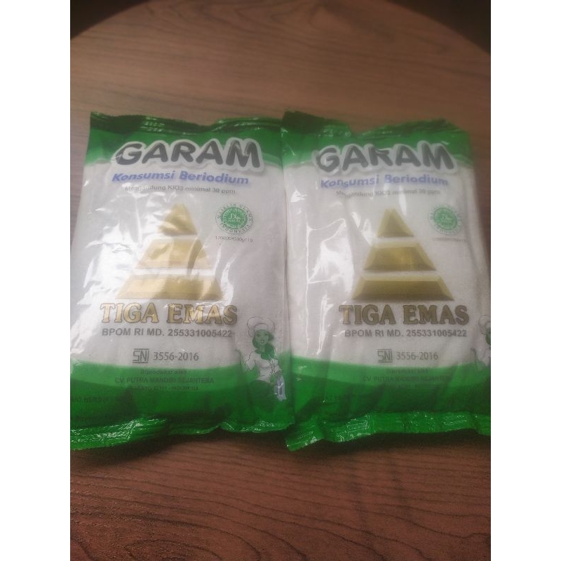 

Tiga Mas Garam Konsumsi (500gram)