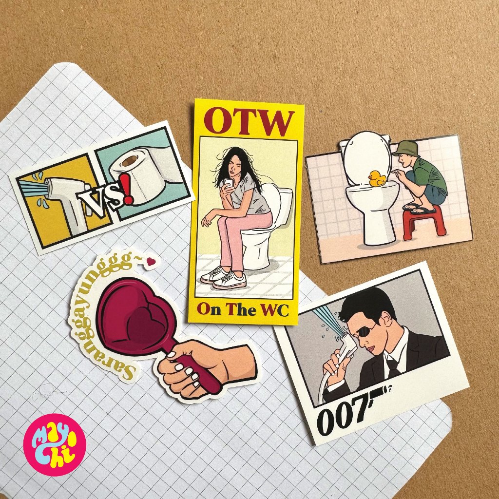 

STICKER SATUAN - Edisi "Go To The Toilet