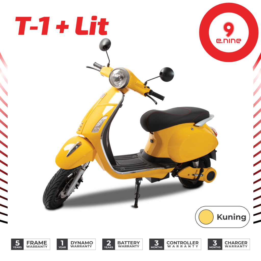 Enine Indonesia Motor Listrik T1 Lithium / ORI / GARANSI RESMI