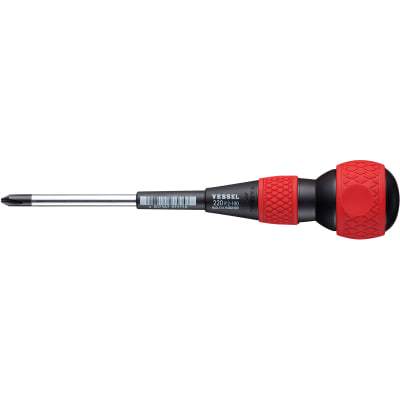 Obeng Ball Grip Screwdriver Tipe 220 VESSEL ORIGINAL JAPAN