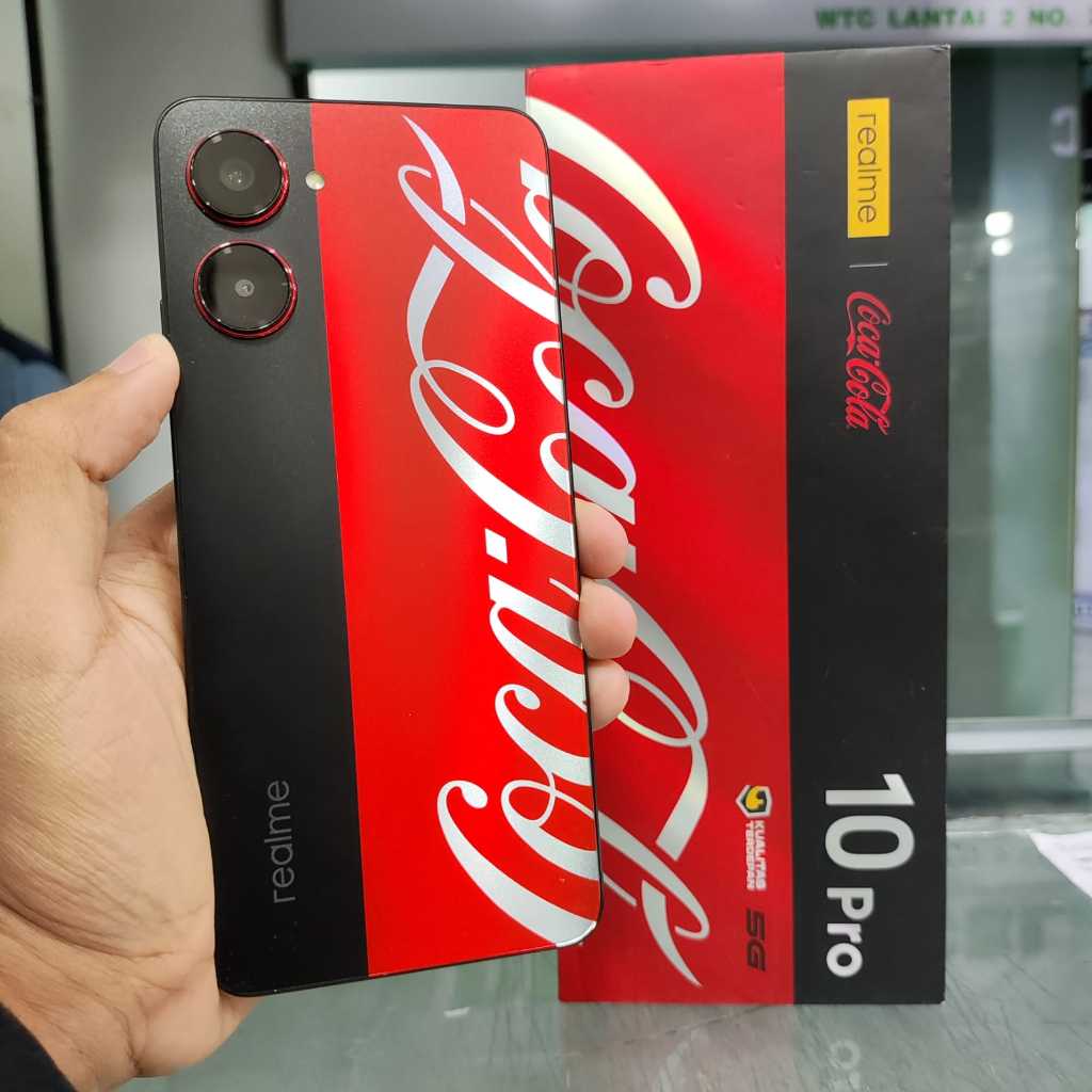 Realme 10 Pro 5G Coca-cola Edition Ram 8GB Rom 256GB Bekas Original