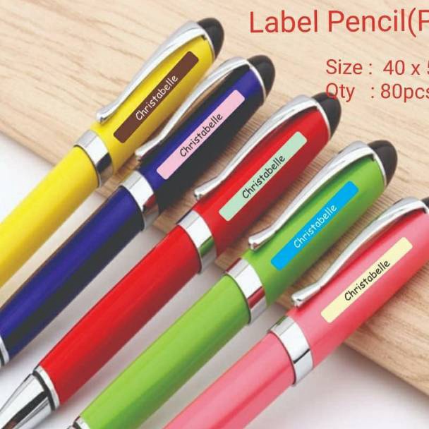 

KODE E67F PENCIL LABEL NAMA