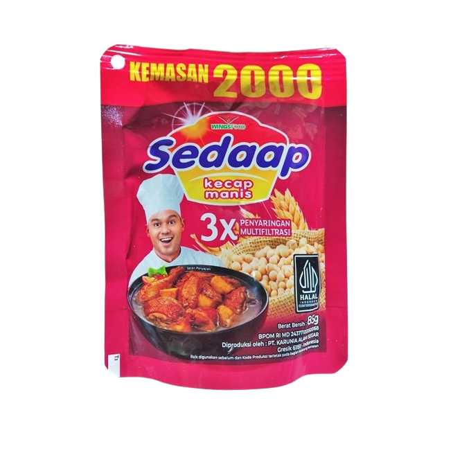 

Kecap SEDAAP 85gr Kecap Manis SEDAP kemasan 2000