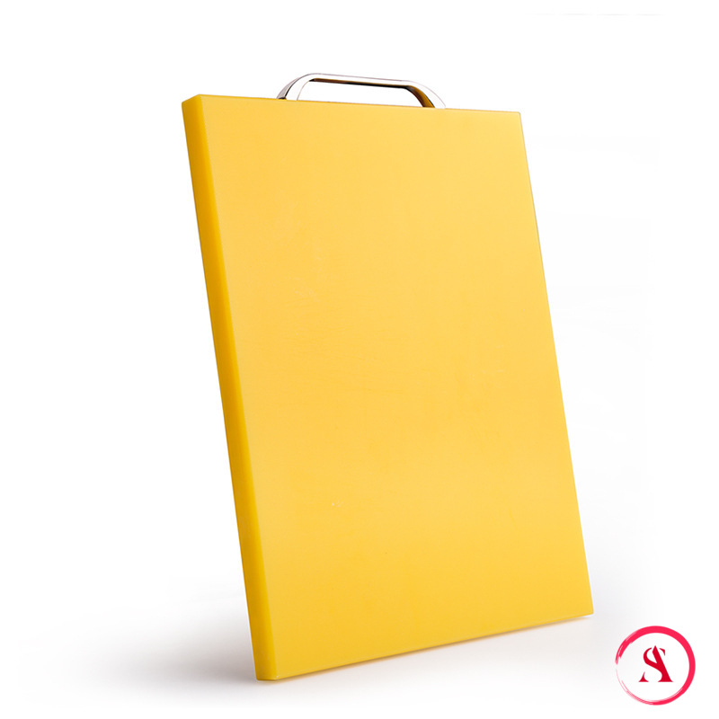 TALENAN PLASTIK KOTAK WARNA WARNI BESAR TALENAN PLASTIK FOODGRADE CUTTING BOARD TEBAL PUTIH