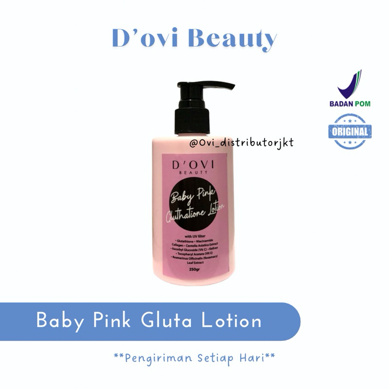 BABYPINK HIGHDOSE WHITENING LOTION by D’OVI BEAUTY OVISKIN OVIBEAUTY OVI BEAUTY