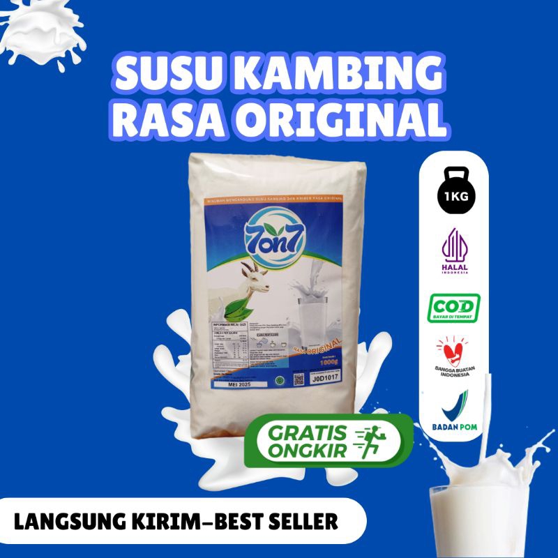 

Susu Kambing Rasa Original | 1000 Gr | Bubuk Milk Goat | Seven On Seven