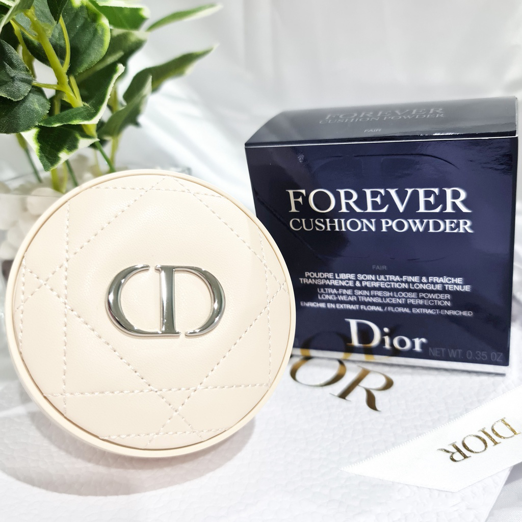 Dior Forever Cushion Powder 10g Ultra-Fine Skin Fresh Loose Powder - Long-Wear Translucent Perfectio