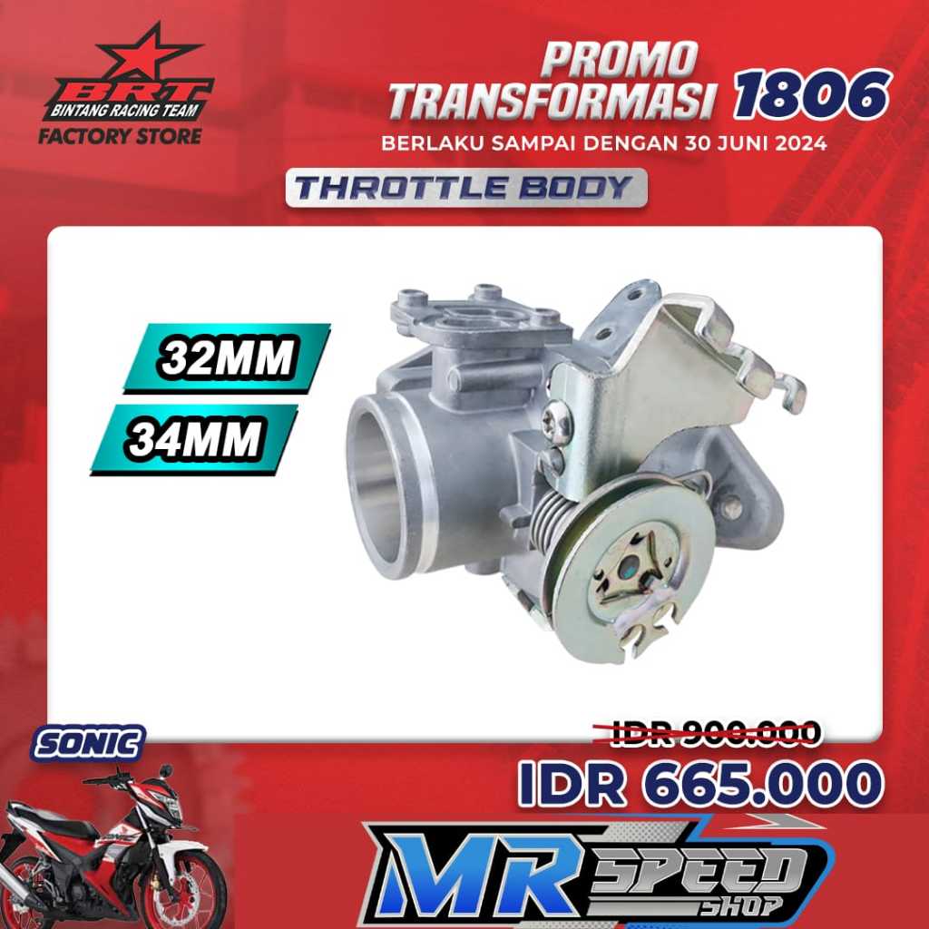 THROTTLE BODY BRT + BUSI + ECU JUKEN 5 / 5++  SONIC