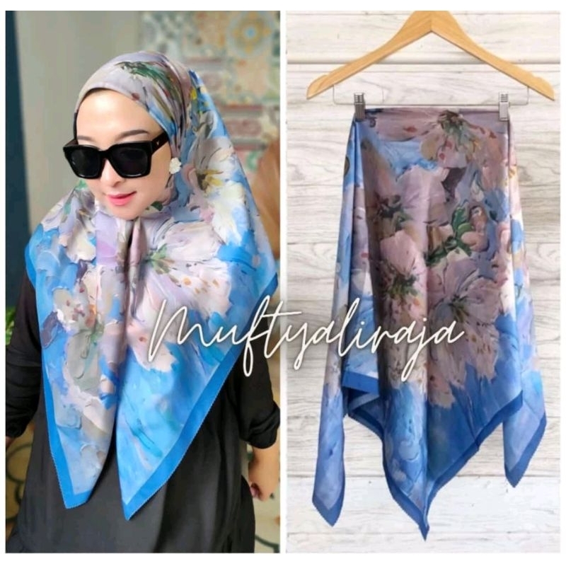 JILBAB SEGI 4 DENAY KW /KERUDUNG DENAY SEGI EMPAT DENAY KW SEGI 4 EMPAT KATUN VOAL MOTIF PREMIUM seg