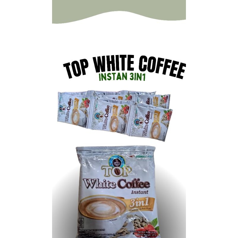 Top White Coffee Instan 12 Sachet