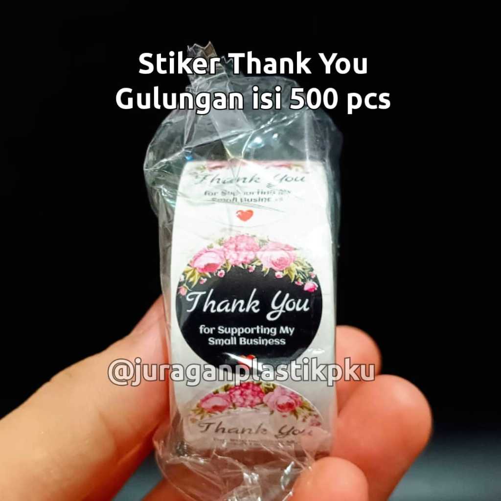 

Sticker roll THANK YOU isi 500 pcs Motif Unik Cantik [ Stiker Gulungan Thank you Terima Kasih 500 PCS ]
