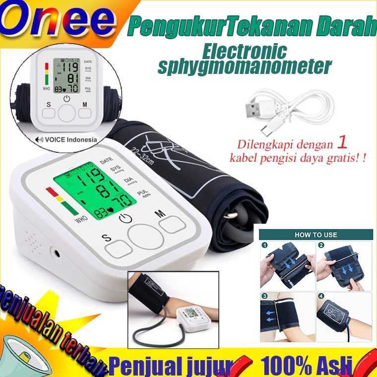 66 Promo  Tensimeter digital alat tensi darah Tensi darah digital Blood pressure monitor Sphygmomanometer Alat tensi darah digital Pengukur tekanan darah Pengukur tekanan tensi darah Tensi darah Alat tensi darah Portable Versiaudioindonesia